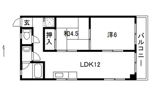 嶋ビルの物件間取画像